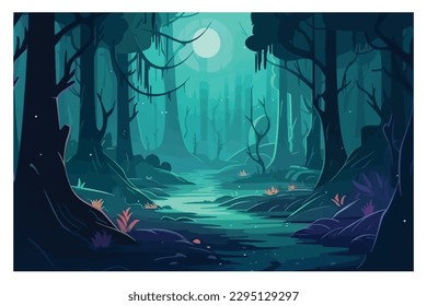 Magical enchanted forest - Fairytale Fantasy - Watercolor - Gamer Wallpaper  - enchanted forest