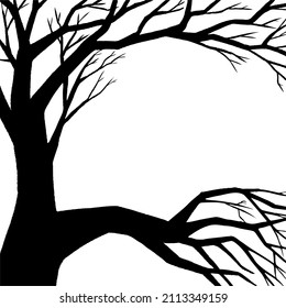 enchanted, tree, forest, spooky, scary, halloween, silhouettes, horror, terrible, plant, frame, graphic, autumn, text, creepy, background, design, elegance, landscape, cartoon, black, season, sketch, 