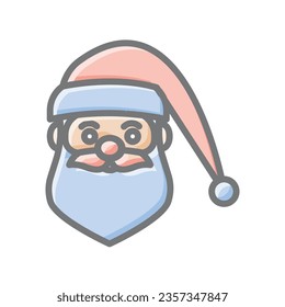 Enchanting Christmas Santa Awesome Lineal Icon