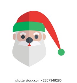 Enchanting Christmas Santa Flat Icon