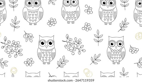 Enchanting Night Owls A Whimsical Woodland Symphony For Dreamy Fabric And Wallpaper Designs