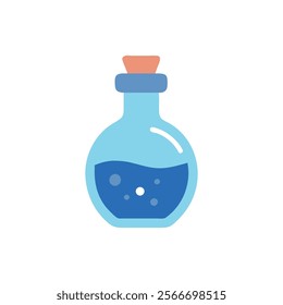 Enchanting Potion Bottle Icon Design