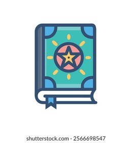 Enchanting Spell Book Icon Design