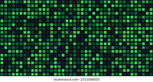 Enchanting square pattern. a mesmerizing fusion of colors, interlocking squares, perfect for tech-savvy enthusiasts. Suitable for book design, background presentation, tiles etc. Vector