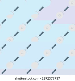 Enchanting square tile with a jubilant food print. Seamless pattern with pizza  on stormcloud background. Design for websites to make them visually appealing.