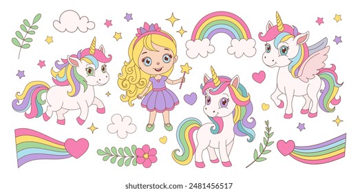 Enchanting Unicorn Magic Princess Set