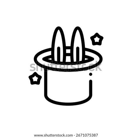 Enchanting vector icon of magic wand sparkles for fantasy and illusion themes, suitable for entertainment, kids, and creative designs