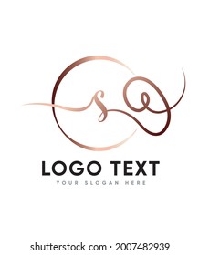 An enchanting and versatile handwritten letter type S logo template, Vector logo for business and company identity 