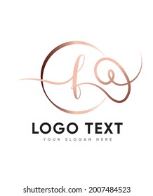 Una fascinante y versátil plantilla de logotipo F tipo carta escrita a mano, logotipo vector para identidad empresarial y de empresa 