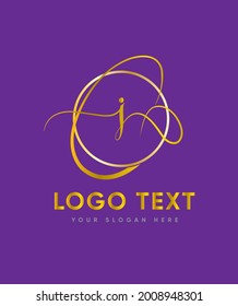 An enchanting and versatile handwritten letter type J logo template, Vector logo for business and company identity 