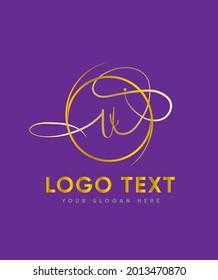 An enchanting and versatile script letter type V logo template, Vector logo for business and company identity 