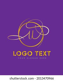 An enchanting and versatile script letter type U logo template, Vector logo for business and company identity 