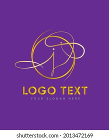 An enchanting and versatile script letter type J logo template, Vector logo for business and company identity 