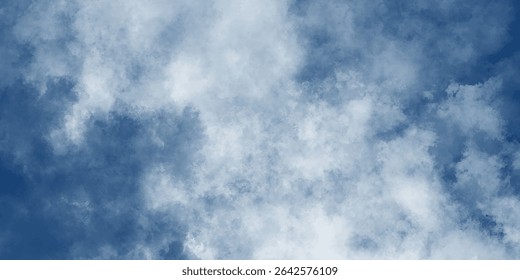 The enchanting view of floating clouds drifting across a serene blue sky with effortless grace


