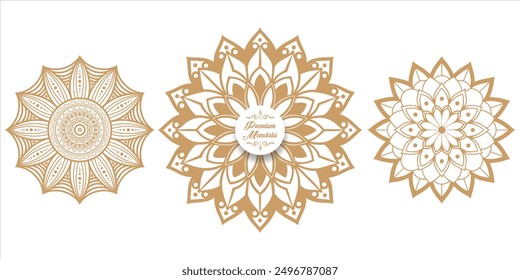 Enchanting White Intricate Floral Islamic Mandala Circles Decoration With Blank Horizontal Vector Background Or New Design Colorful Mandala, New Mandala Concept