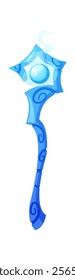 Enchantment magic rod vector illustration