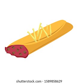 Enchiladas clip art design vector illustration image