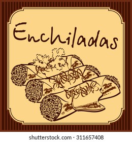 Enchiladas vector