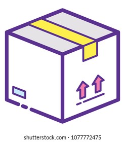 
Enclosed delivery box properly packed
