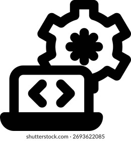 Codificação, Criptografia, Ícone de Contorno de Compactação