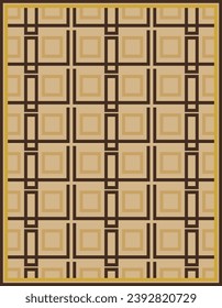 Encontre Abstract geometric Design Rug.