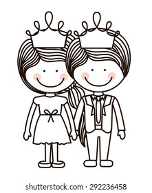 Encourage kids design over white background, vector illustration
