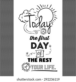 encourage quotes design, over white background, vector illustration