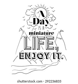 encourage quotes design, over white background, vector illustration