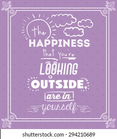 encourage quotes digital design, vector illustration eps 10