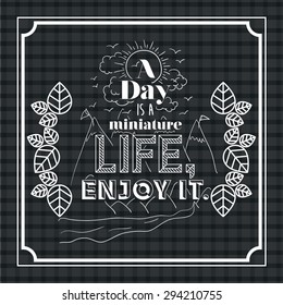 encourage quotes digital design, vector illustration eps 10