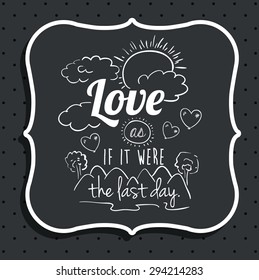 encourage quotes digital design, vector illustration eps 10