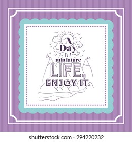 encourage quotes digital design, vector illustration eps 10