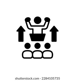 Encourage Training icon in vector. Illustration