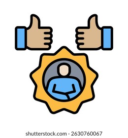 Encouragement Icon Element for Design