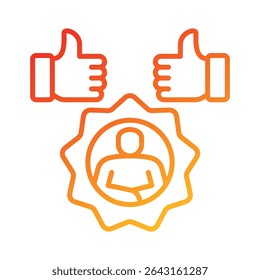 Encouragement Icon Element for Design