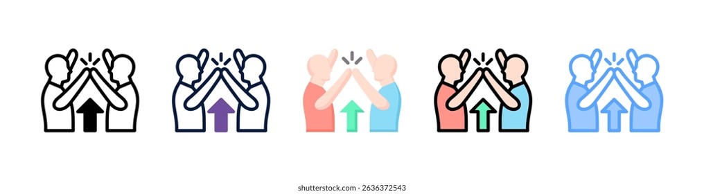 Encouragement Icon Element For Design And Vector