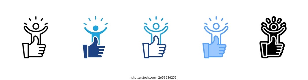 Encouragement icon sheet multiple style collection