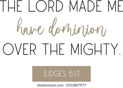 Encouraging Bible Verse printable, Christian biblical poster, vector illustration	