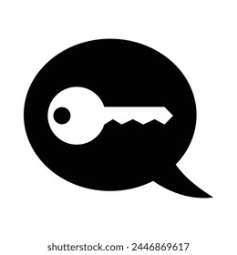 Encrypt Icon, Sign, Symbol, Vector, Illustration