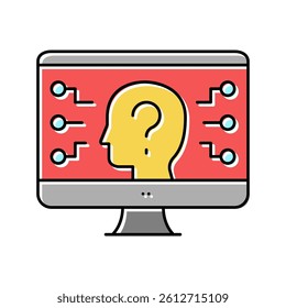 encrypt security system color icon vector. encrypt security system sign. isolated symbol illustration