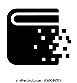 Encrypted document Icon. Illustration isolated on a white background. Vector gray sign symbol