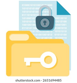 encrypted file folder, file and folder