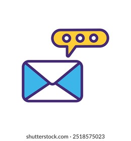 Encrypted icon vector stock illustration