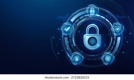 Pago cifrado y protección de datos con Cyber Security Shield e interfaz de finanzas digitales