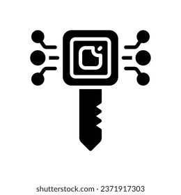 encryption glyph icon. vector icon for your website, mobile, presentation, and logo design.