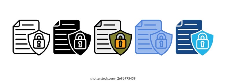Elemento De Ícone De Criptografia Para Design