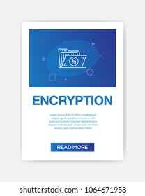 ENCRYPTION ICON INFOGRAPHIC