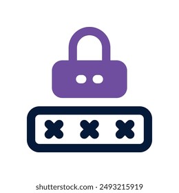 encryption icon. vector dual tone icon for your website, mobile, presentation, and logo design.