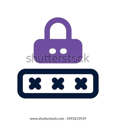 encryption icon. vector dual tone icon for your website, mobile, presentation, and logo design.