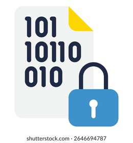 Encryption icon, for web, app, infographic, etc